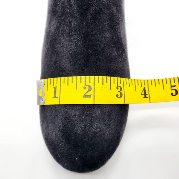 Cole Haan Grand.OS Leah Black Suede Block Heel Ankle Booties Women’s Size 7 - Picture 12 of 13